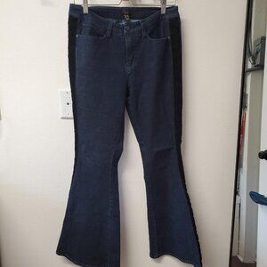 Velvet Stripe Bootcut Jeans